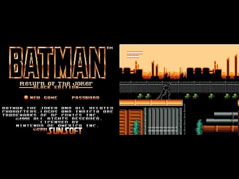 Batman – Return Of The Joker Black Edition (Hack of Batman – Return Of The Joker) NES - Walkthrough
