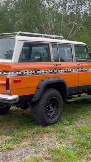 1977 Jeep Cherokee 4 door another test drive, no issues, and made a tire holder for underneath.