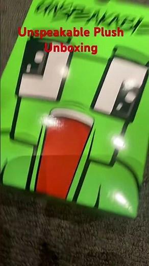 Unspeakable Merch Plush Unboxing