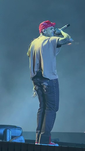 Chris Brown Something in the Water live at Ford Field – concert dance clips