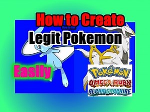How to create/pokegen Legit Pokemon On Pkhex-Omega Ruby and Alpha Sapphire