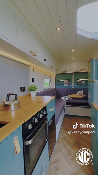 Spacious 4 Berth Camper Van with Staircase & Star Gazing Pop Top