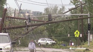 39K views · 338 reactions | A derecho wreaked havoc on Cedar Rapids, Iowa, yesterday, toppling trees and flipping over a semi-truck. https://bit.ly/2DTnXGK | AccuWeather | Facebook