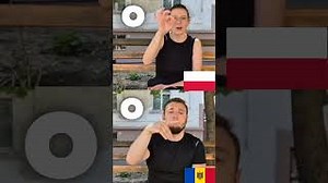Moldova Sign Languge / Poland Sign Language #deaf #deafsignlanguage #deafmoldova #deafpoland