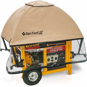 XL Generator Running Cover - Universal Kit (Standard - Tan) - for Larger Open Frame Portable Generators