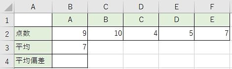 Excelで平均偏差を計算する【AVEDEV】関数を使ってみよう！ | パソコンスキルと資格のSCワンポイント講座