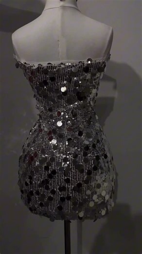 Styleinlagos | Women Clothing Boutique in Nigeria on Instagram: "The season to sparkle ✨✨ Angela Silver Dress N49,500 Same Day Delivery"