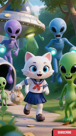 Kiti vs Alien Invasion 👽⚡