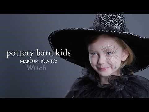 Fun Halloween Makeup Tutorial - Witch Costume for Pottery Barn Kids