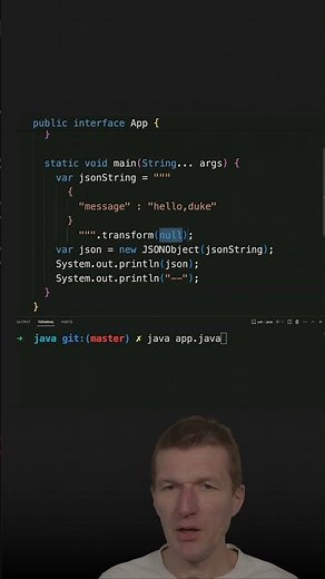 A Potential Killer Use Case for String.transform #java #shorts #coding #airhacks