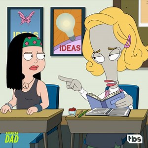 Some of us are trying to LEARN! Catch up on this week's episode of #AmericanDad now on the TBS app: https://tbs.app.link/GFEijBavKY | American Dad