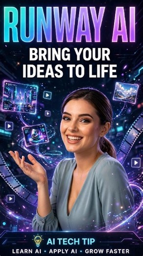 Runway AI: Turn Your Ideas Into Cinematic Videos 🚀