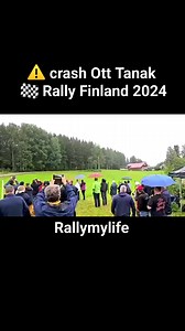 ⚠️ crash Ott Tanak 🏁 Rally Finland 2024 #rallymylife #rallydriver #rallycodriver #reels #RallyExperience #rallylovers #maximumattack #rallycrash | RALLY MY LIFE