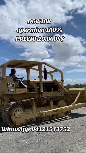 D6C 10K motor 3306 sin turbo cadenas al 80% cero detalles. #compraventa #maquinariapesada #caterpillar #mecanicadiesel #equipopesado #apure #caracas #tachira #zulia #guanare #barinas #merida #valencia #venezuela #lowboy