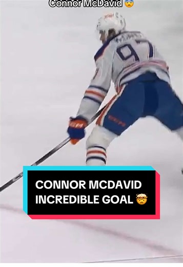 we’re running out of words to describe McDavid goals 😅 #NHL #ConnorMcDavid #sports #EdmontonOilers #hockey