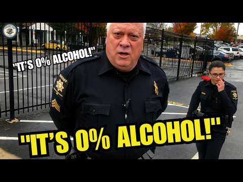 Officer Demands ID for 0% Alcohol — Instantly REGRETS Everything| 1st amendment audit