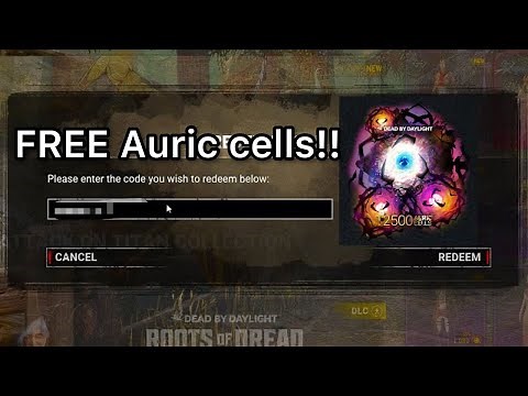 Dead by daylight: FREE 12500 AURIC CELLS CODE