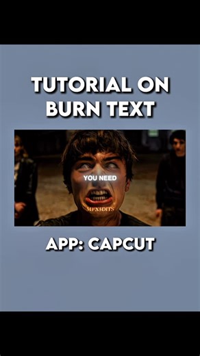 XJ EDITS on Instagram: "Viral Burn Text Tutorial On CapCut . . #reels #fypシ #capcut #instagood #trendingreels #trendingreels #capcutedit #capcuttemplate #capcuttutorials #editor #areyouaneditor #aftereffects #strangerthings"