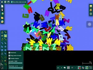 Alphabet algodoo faster magnet