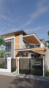 161K views · 1.7K reactions | See the Full Animation House Tour of this Aian-Contemporary House Design with 3 Bedrooms and 2 Bathrooms #fyp #foryou #animation #housetour #interiordesign #architecture #whiteandwood #design | Architect Niñs | Facebook