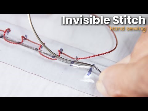 Invisible stitch ( Hand sewing ) - Car Upholstery