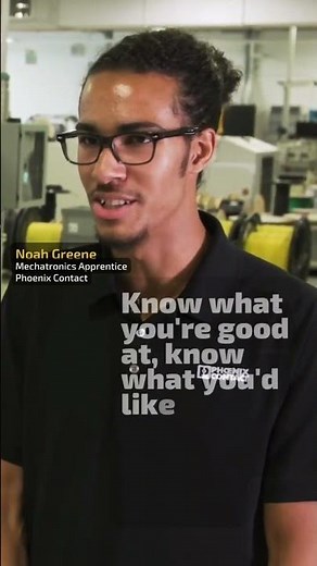Meet Noah Greene, a Mechatronic Apprentice at ‪@PhoenixContactUSA‬