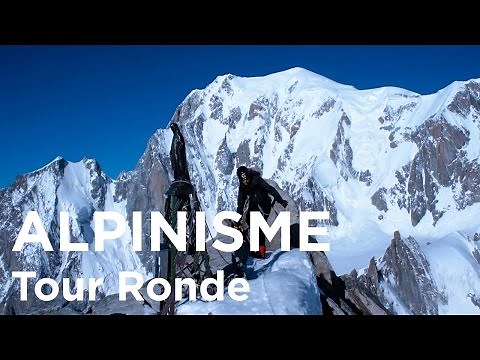 Normal route of the Tour Ronde Chamonix Mont-Blanc mountaineering mountaineering