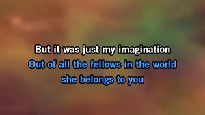 Karaoke Just My Imagination (Running Away with Me) - The Temptations - CDG, MP4, KFN - Karaoke Version