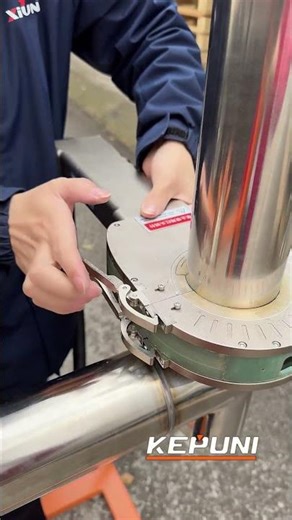 Industrial Orbital Welding Equipment for Sanitary Tee & Cooling Pipes