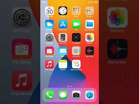 New Launcher iOS 17 made by LuuTinh Developer