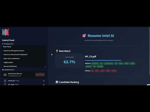 AI Resume Screener Project