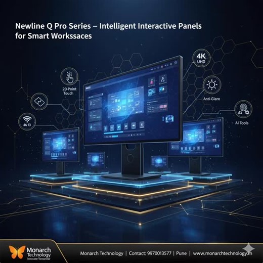 Pushkar Marathe on Instagram: "🚀 Transform Every Meeting. Empower Every Classroom. The future of collaboration is here — Newline Interactive Panels designed for teams, teachers, and thinkers who want more than just a display. ✨ Why Newline? ✔ Ultra-responsive touch experience ✔ Built-in collaboration tools ✔ Zero-gap bonding for crystal clarity ✔ Wireless screen sharing ✔ Secure OS options ✔ Perfect for boardrooms, classrooms & training spaces From 55” to 110”, Newline delivers a powerful blend