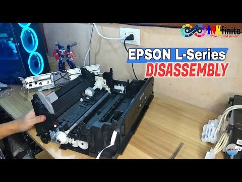 How to Disassemble Epson L210 L220 L350 L360 L380 Full Tutorial | INKfinite
