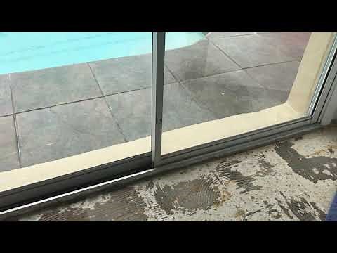 Patio door leaks when it rains 2021