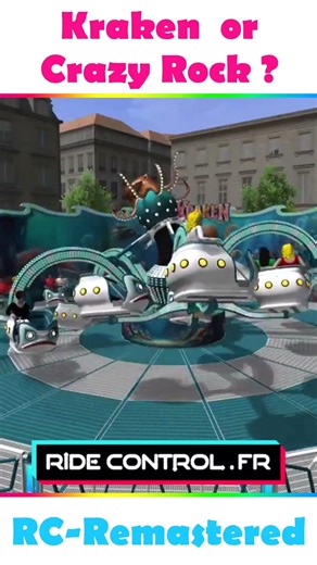 [RideControl] - Kraken or Crazy Rock ? #shorts