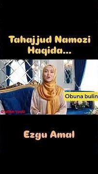 Tahajjud namozi haqida