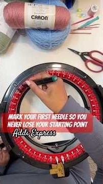 Stop Losing Your Starting Point | Circular Knitting Machine Needle Hack | Addi Express
