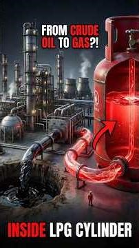 Crude Oil to LPG Cylinder Gas – Mind Blowing Process! #shorts #ocean