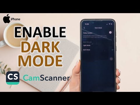 How To Enable Dark Mode In Cam Scanner On iPhone