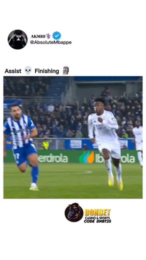 Absolutely Mbappe 10 on Instagram: "Assist 💀 Finishing 🗿 This content includes footage that is the respective ownership of it's original creator. @akm10ftbl does not claim ownership and does not act as an Alternative way to view highlights. Real Madrid secured a hard-fought 2-1 away victory against Deportivo Alavés on December 14, 2025, at Mendizorroza Stadium in LaLiga matchday 16. Kylian Mbappé opened the scoring in the 24th minute, giving the visitors an early lead, while Rodrygo added a se