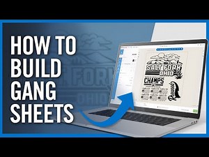 How To Create Heat Transfer Gang Sheets | Easy View Online Designer