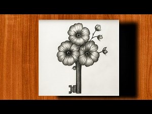 How to Draw a Beautiful Flower 🌸 | Easy Step by Step Drawing Tutorial