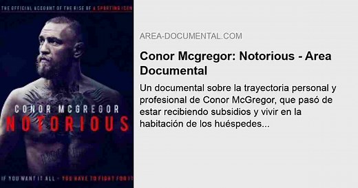 Conor Mcgregor: Notorious