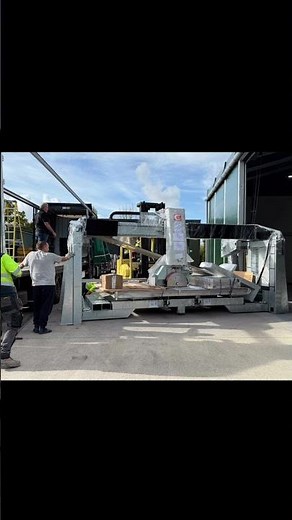 Our NEW CNC Bridge Saw | FDCUK #stonecutting #stonecuttingmachine