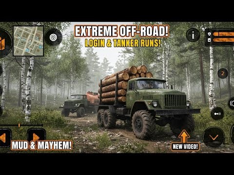"Log Loading Mission Gone Wrong! MudRunner Realistic Gameplay 😱"