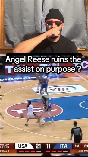 Does Angel Reese ruin Clark’s assist ?