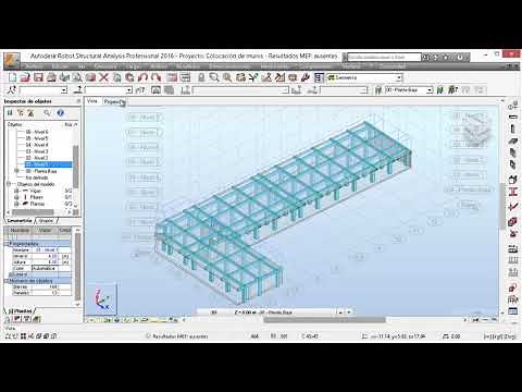 Curso Español Robot Structural Analysis/ # 14 Colocación de Muros