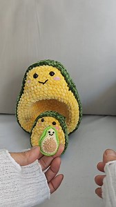 1.5M views · 28K reactions | Crochet Matryoshka avocado funny toys狼狼 #toy #toys #foryou #cute #kidtoys #crochet #Avocado #Avocadocrochet #diy #fyp #handmade #handcrafted #crochetlovers #crochetideas #funnyvideo #funnyreels #cute #amigurumi #yarnlove #fruits #Matryoshka #doll #crochetdoll #dolls | Crochet Nature | Facebook