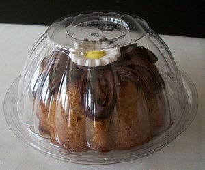 Clear Plastic Mini Bundt Cake Containers | The Cake Boutique
