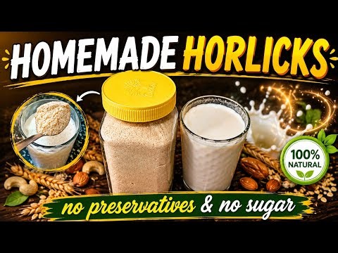 Ultimate Homemade Horlicks 🌾 | Healthy Energy Drink Mix Recipe!